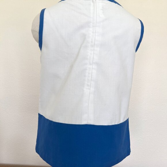 60's Tank Top - Phil Rose of California - White & Blue - Fun Collection - Size M - Picture 5 of 9